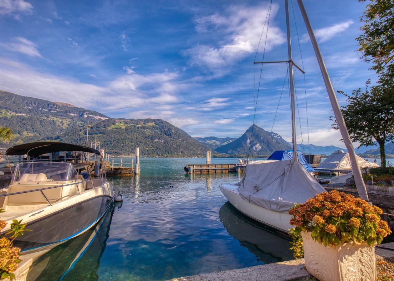 Strandhuesli Directly On Lake Thun Darligen Екстер'єр фото